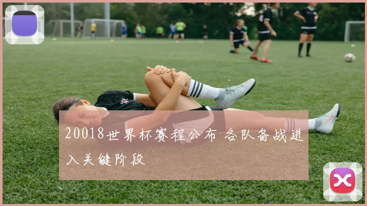 20018世界杯赛程公布 各队备战进入关键阶段