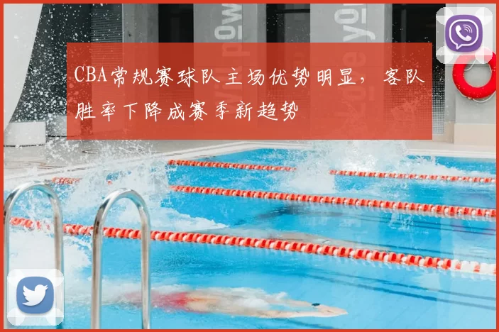 CBA常规赛球队主场优势明显，客队胜率下降成赛季新趋势