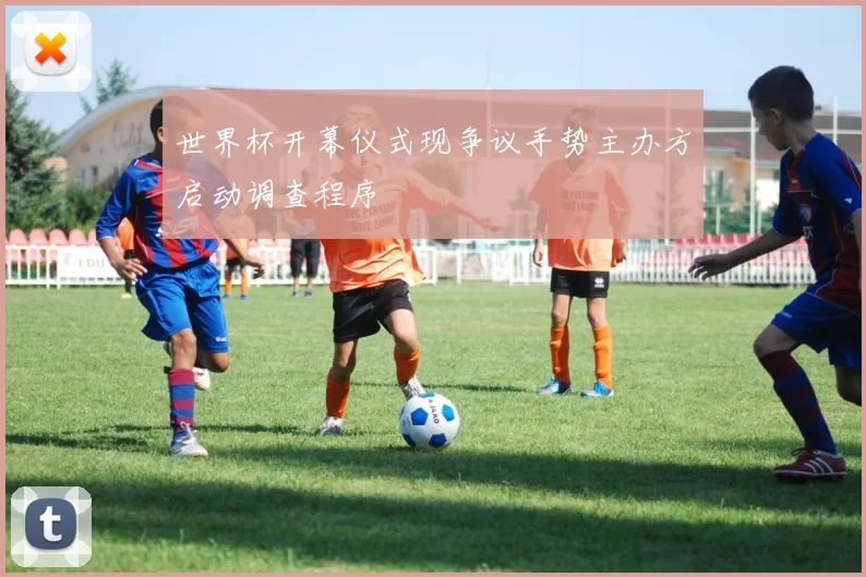 世界杯开幕仪式现争议手势主办方启动调查程序